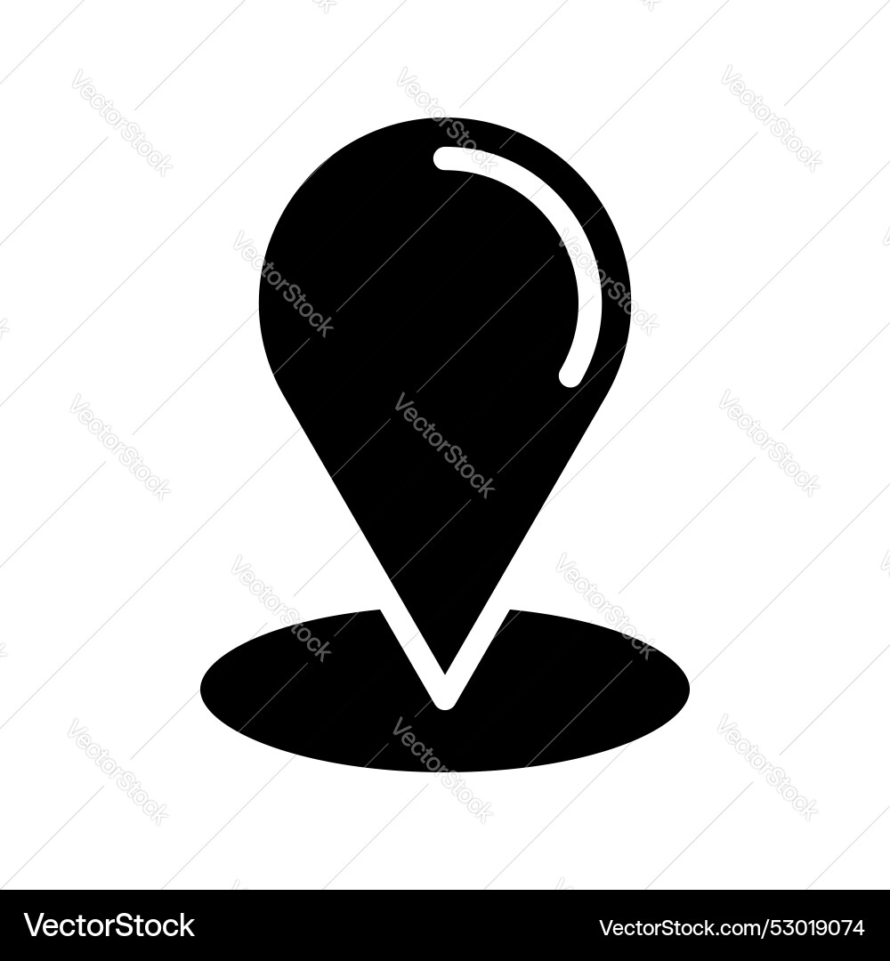 Marker icon set map location pin symbol position Vector Image