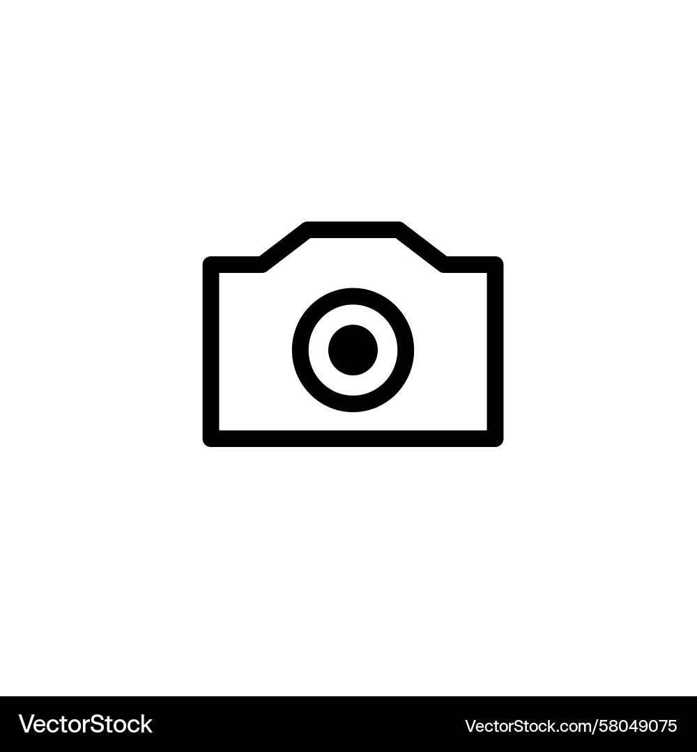 Camera Icon - User Interface Vector Image