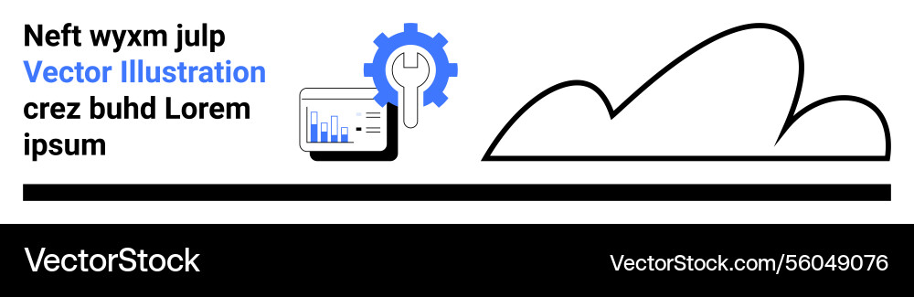 Cloud-Integration mit Datenanalyse Dashboard Cloud-Integration mit Datenanalyse Dashboard vektorbild