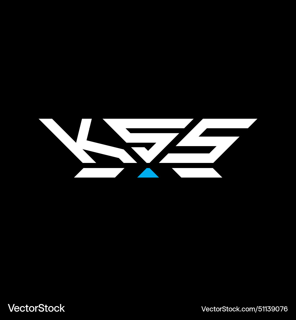 Kss letter logo design kss simple and modern logo Vector Image