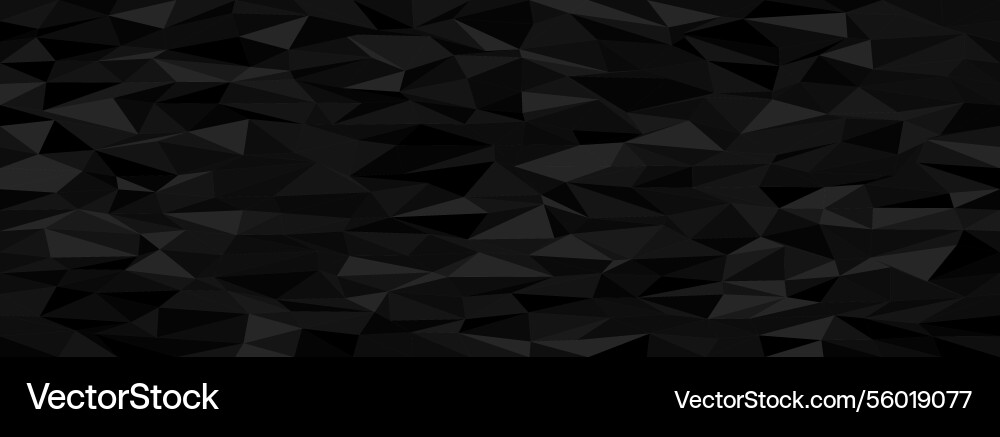 Abstract geometric chaos with dark triangular vector image