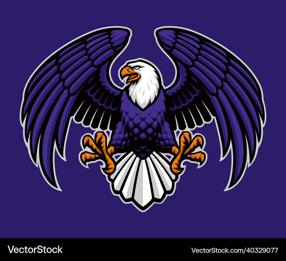 Eagle mascot Royalty Free Vector Image - VectorStock