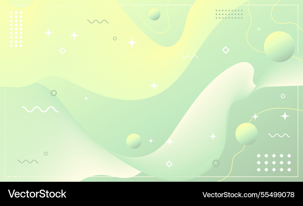 Abstract geometric background of cream color Vector Image