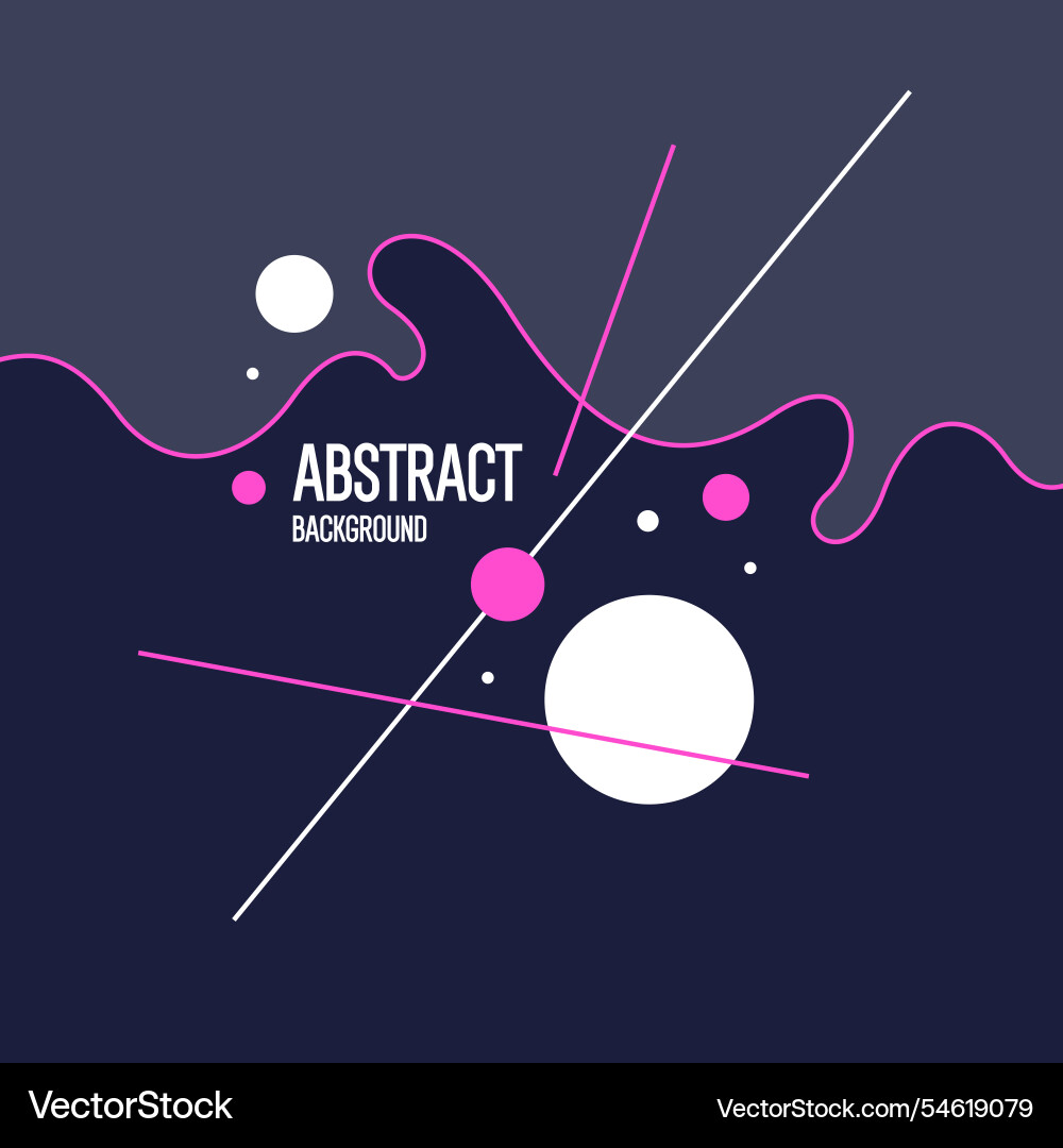 Abstract composition with dynamic and geometric Abstract composition with dynamic and geometric vector image