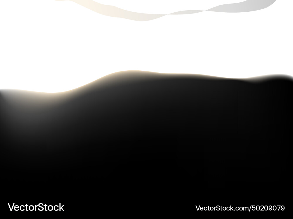 Abstract soft flowing background in black Abstract soft flowing background in black vector image