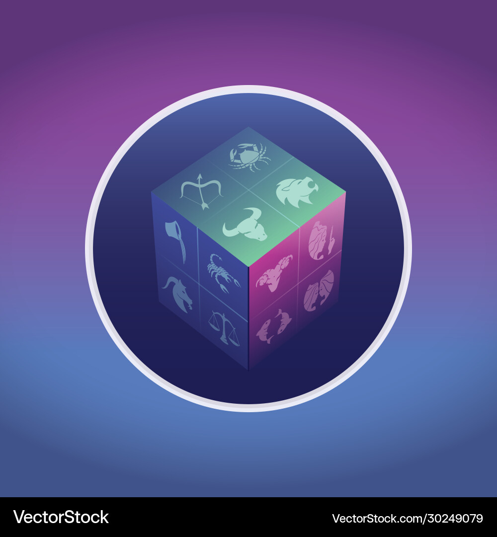 Horoscope icon logo ui design user interface Horoscope icon logo ui design user interface Vector Image