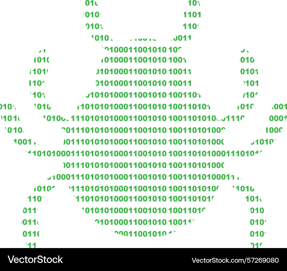 Computing bug icon Computing bug icon vector image