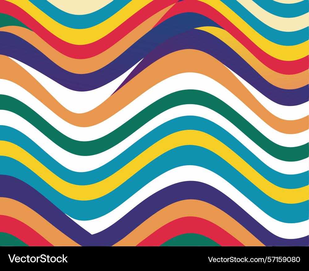 Geometric pattern with colorful triangles Vector Image