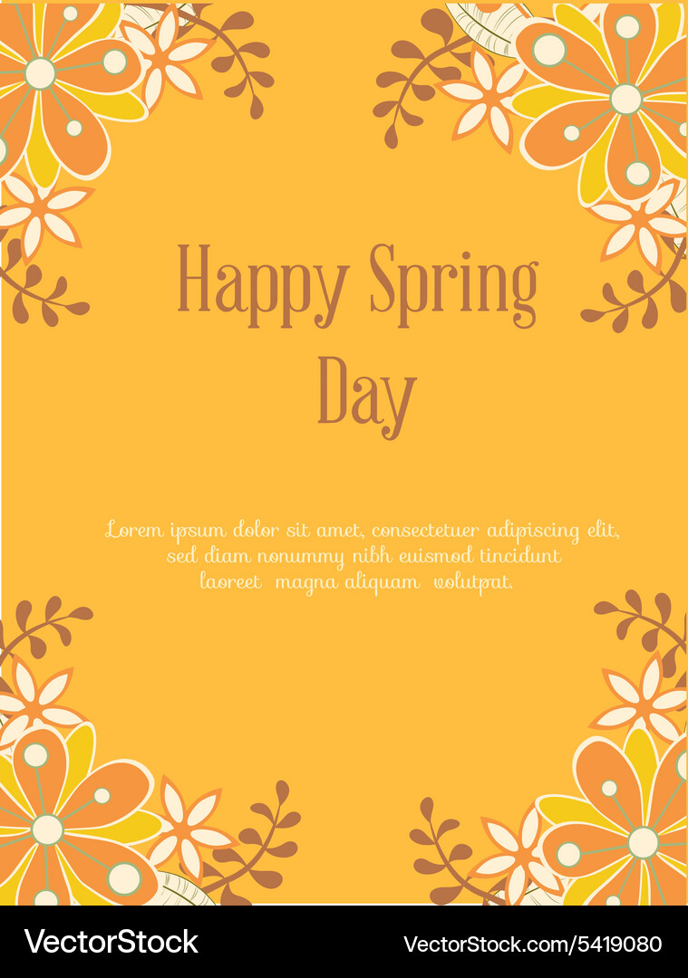 Spring Vector Image