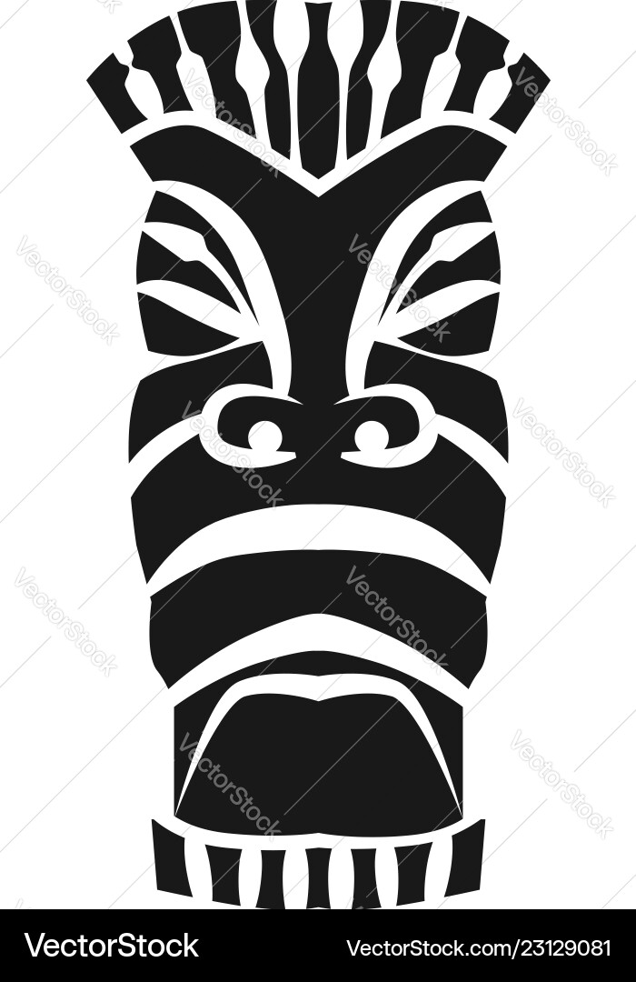 Native idol icon simple style Native idol icon simple style vector image