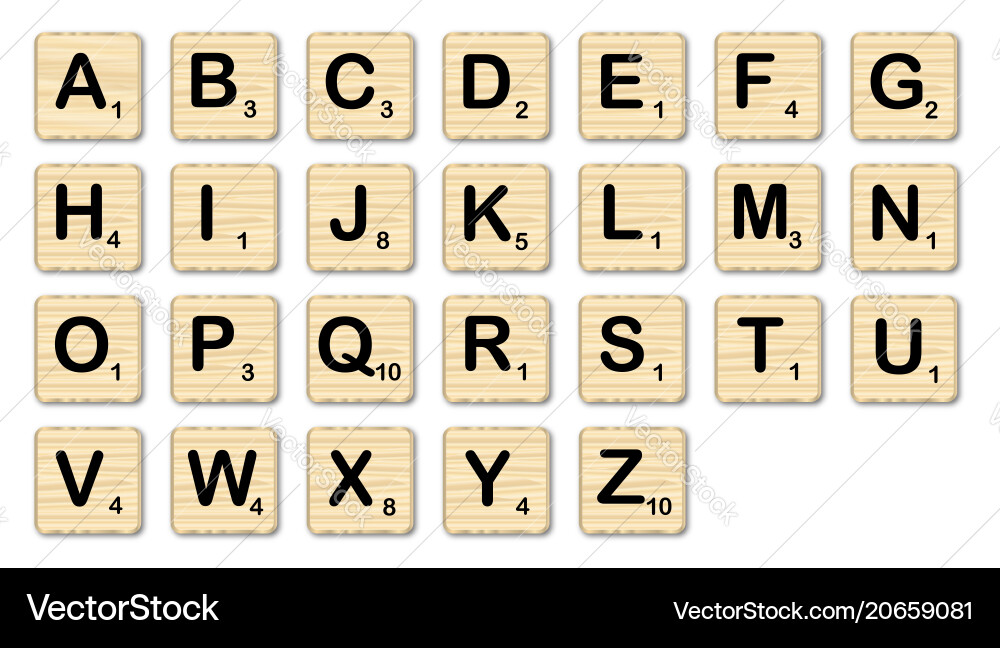 Scrabble Game Vector Images (over 510)