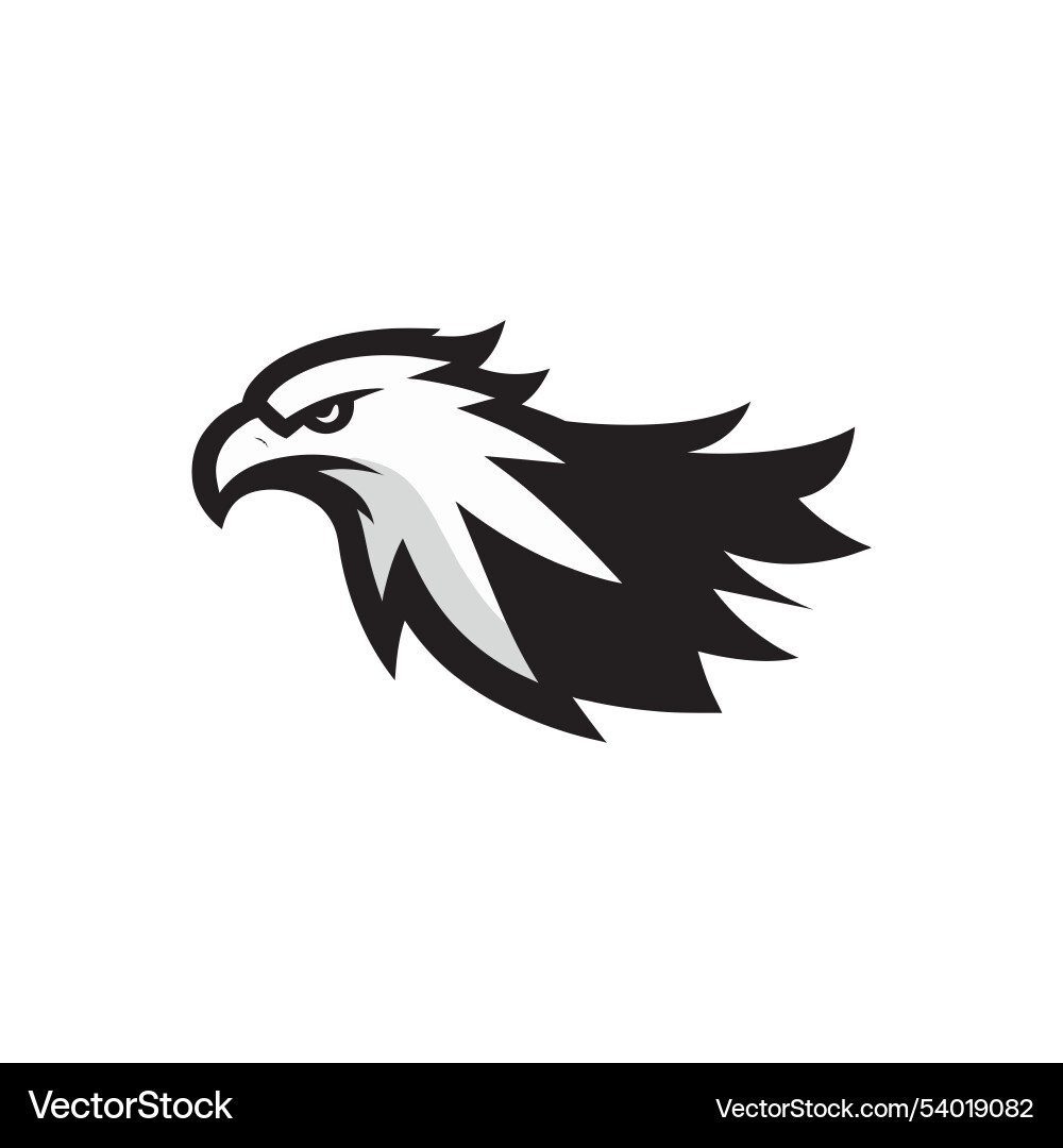 A eagles head Royalty Free Vector Image - VectorStock