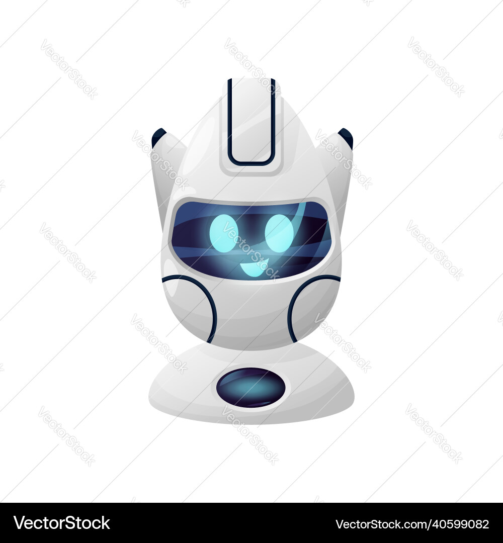 Online-Beratung chat bot lustige Roboter Assistent Online-Beratung chat bot lustige Roboter Assistent vektorbild