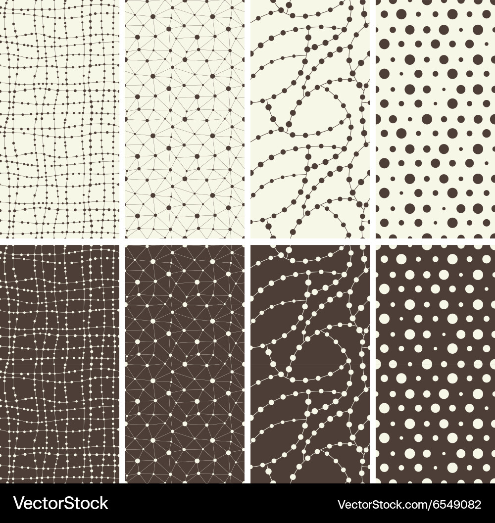 Seamless Pattern Collection – Royalty-Free Vector | VectorStock