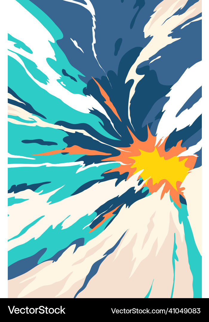 Comic book fantastic wind and clouds Comic book fantastic wind and clouds vector image
