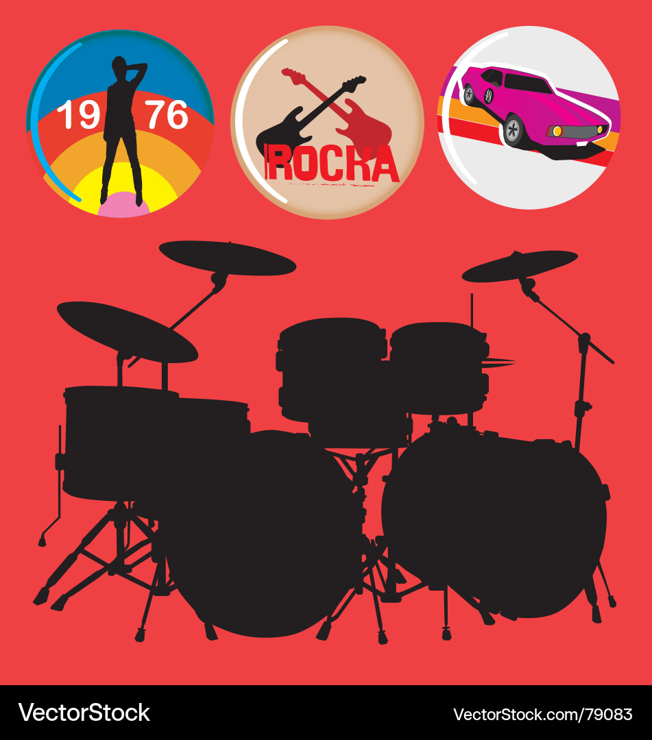 Rock Music Performance Vector Image