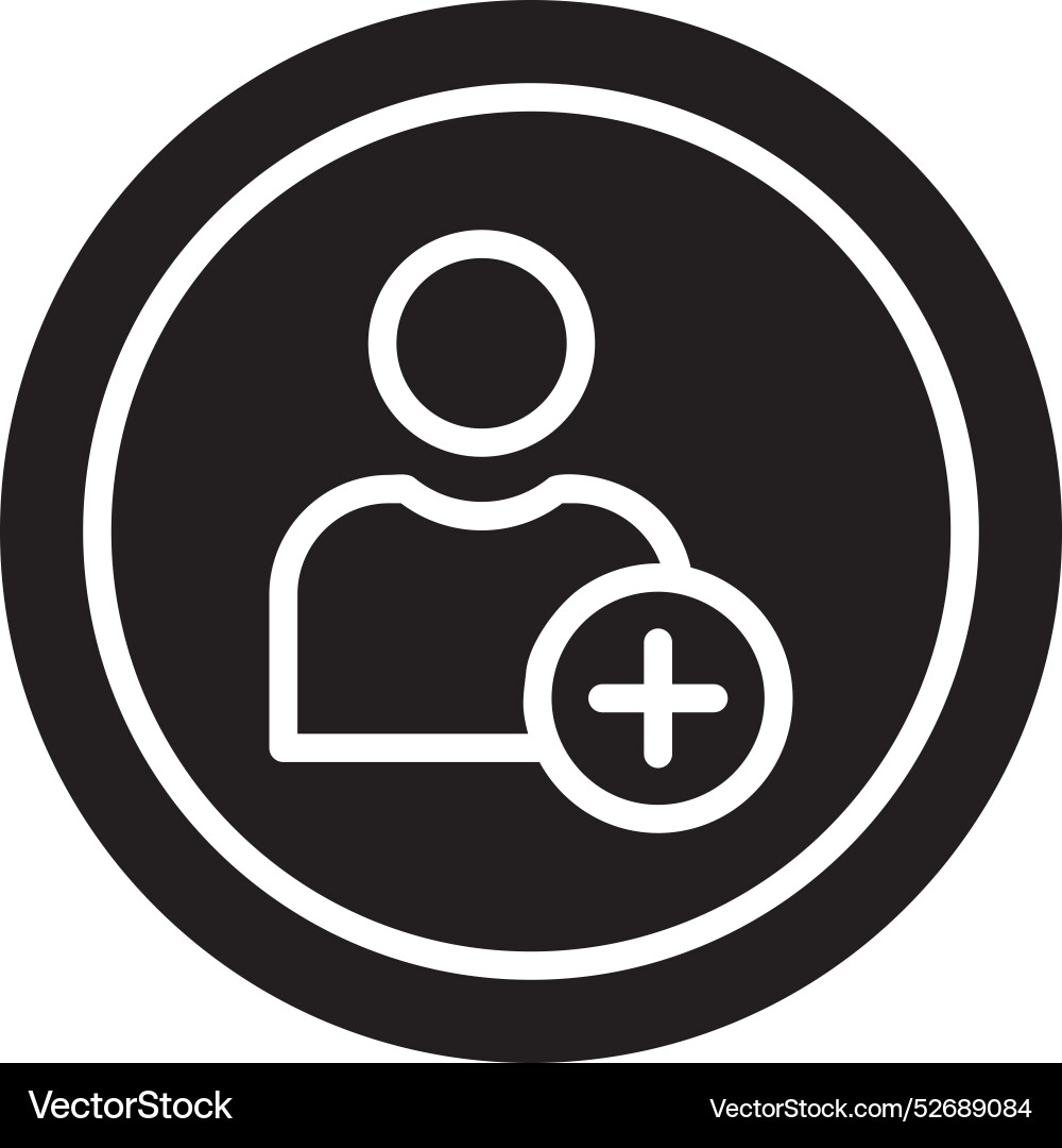 Add user icon Vector Image