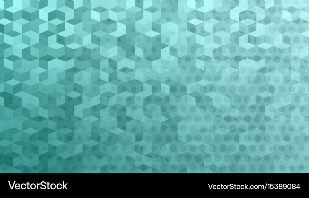 Geometric Cube Pattern vector image