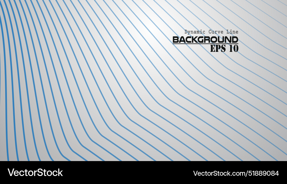 Gray abstract background with dynamic curve line Vector Image