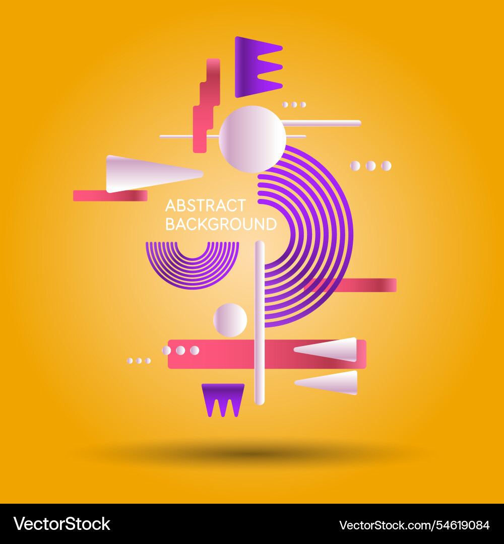 Modern backgrounds with abstract elements Vector Image