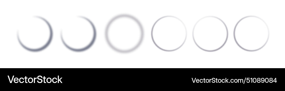 Realistic round shadow with soft edges gray Realistic round shadow with soft edges gray vector image