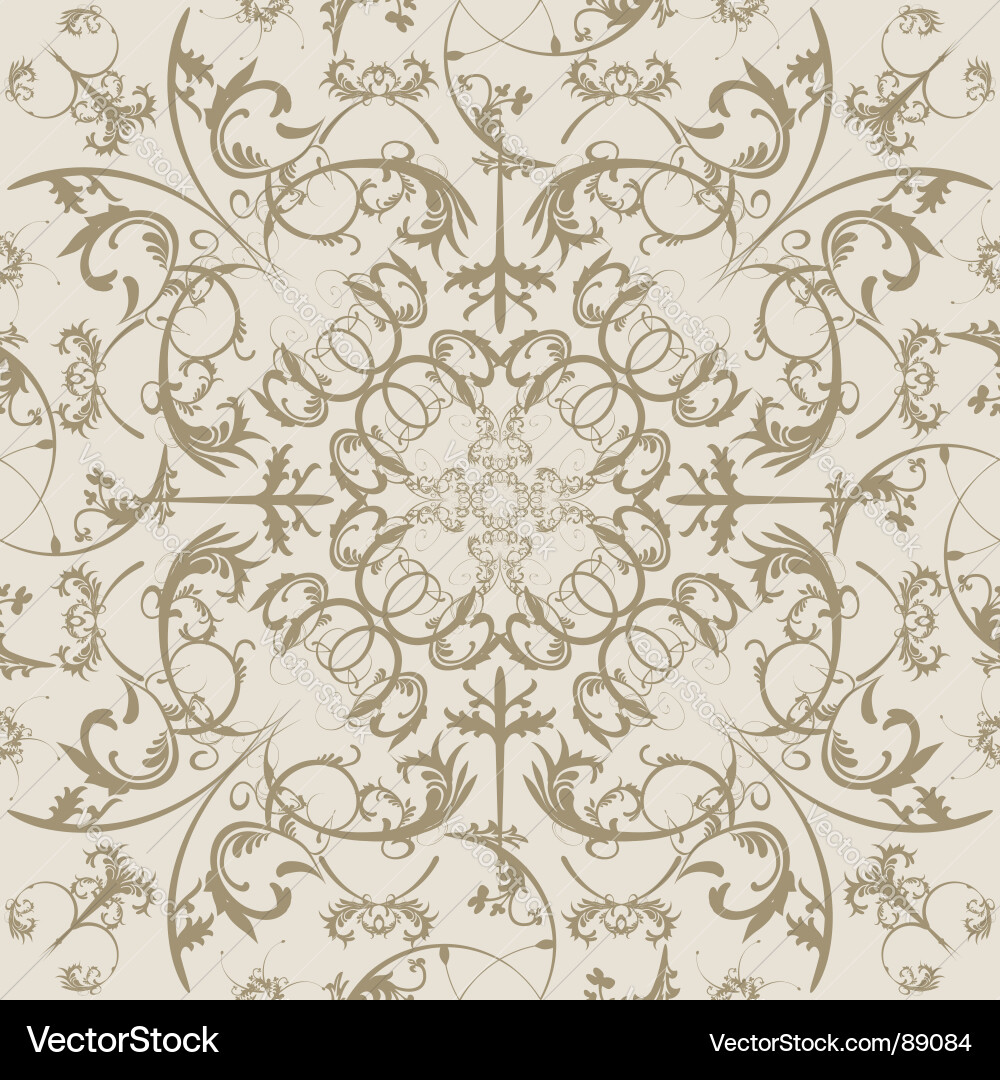 Swirls seamless pattern Royalty Free Vector Image
