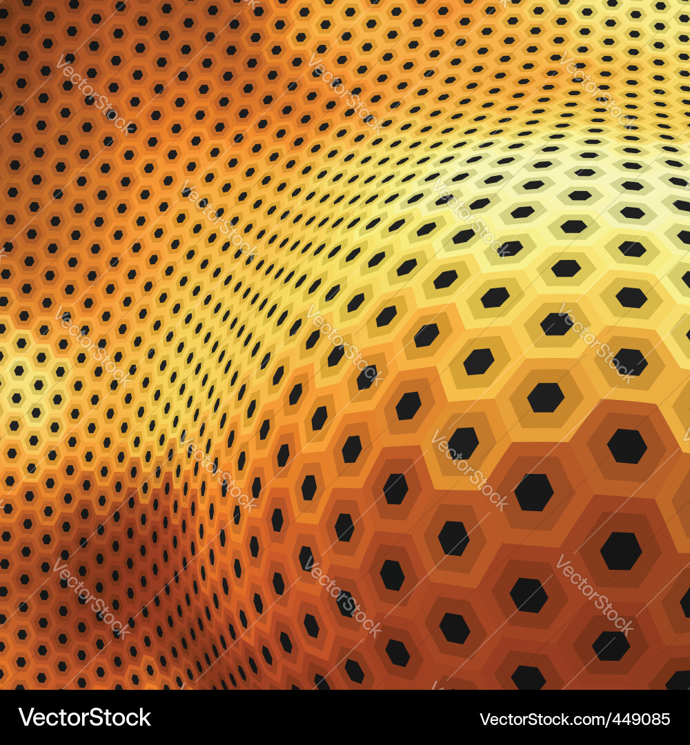 Hexagonal Pattern Background vector image