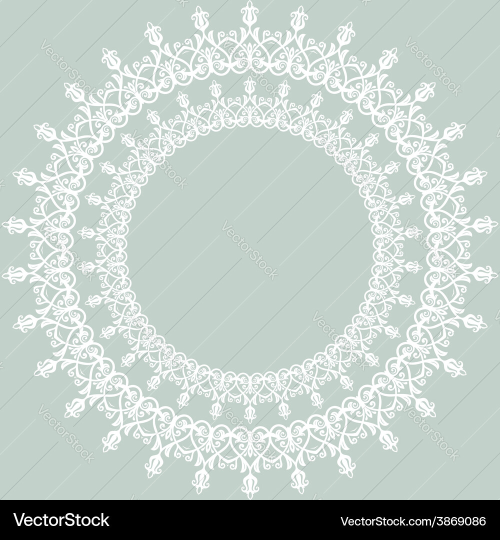 Damask orient pattern Vector Image