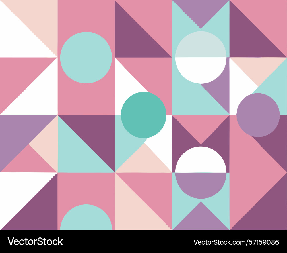 Geometric pattern with colorful triangles Geometric pattern with colorful triangles Vector Image