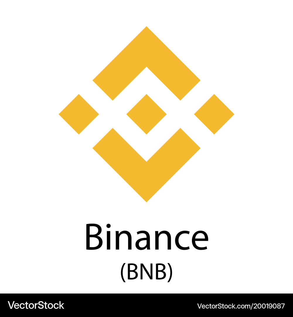 Binance Cryptocurrency Logo – Royalty-Free Vector | VectorStock