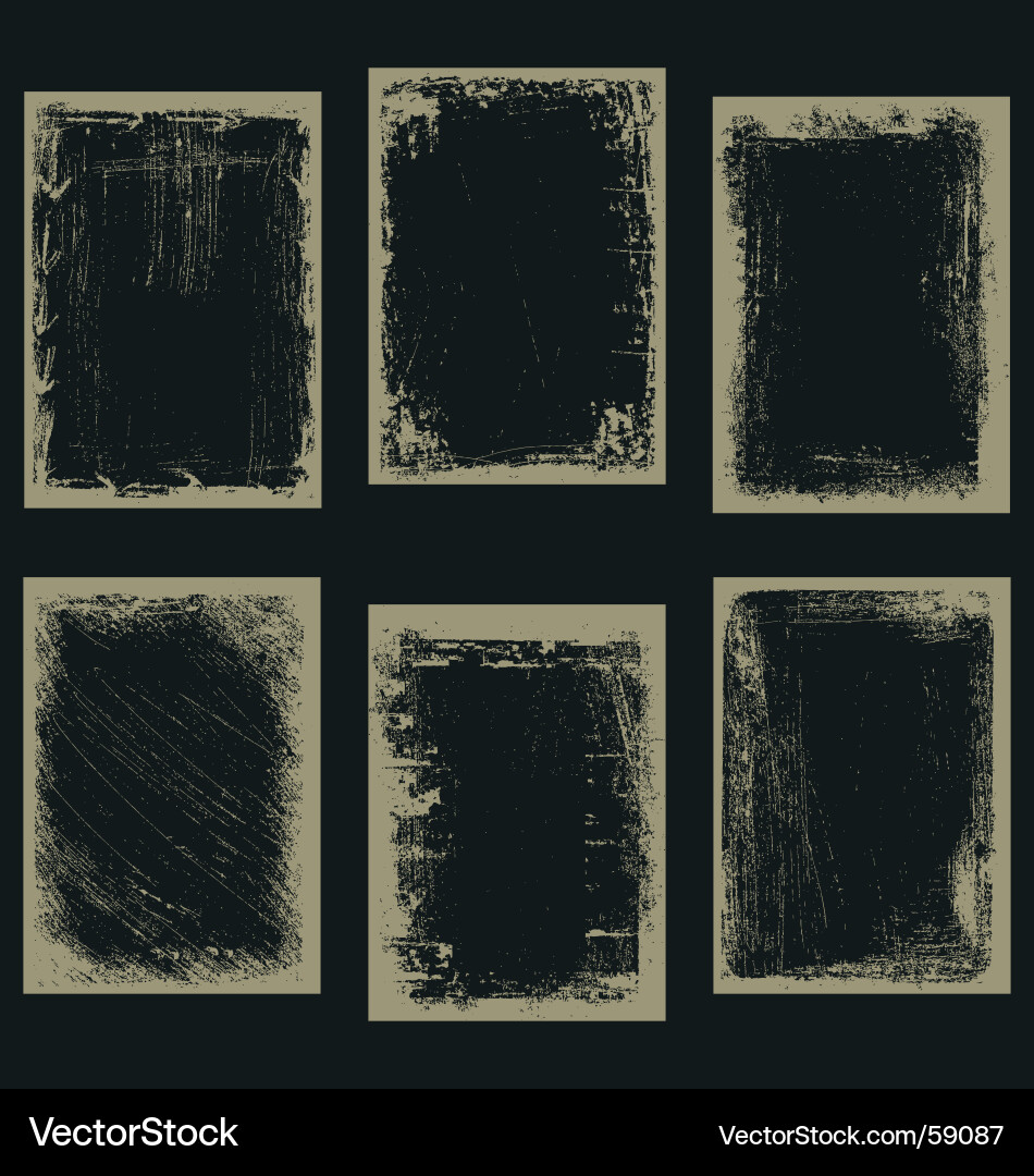 Distressed Frame Border vector image
