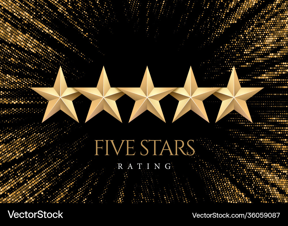 Five gold stars