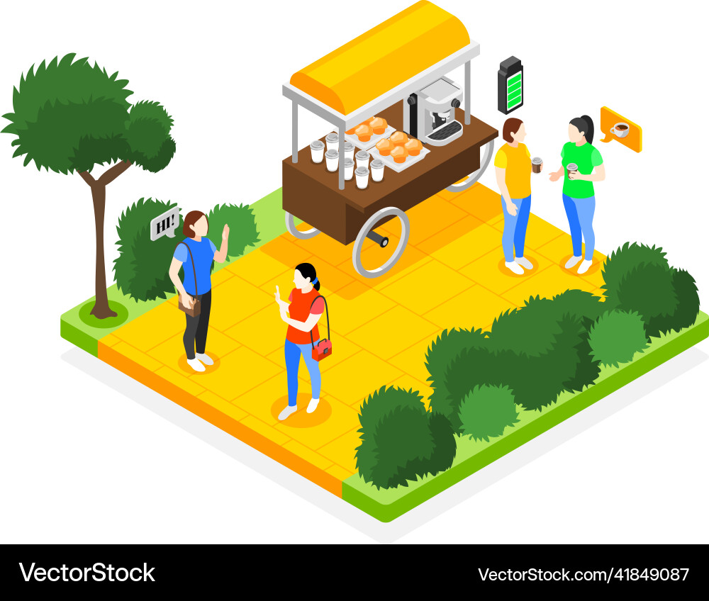 Introvert and extrovert composition vector image