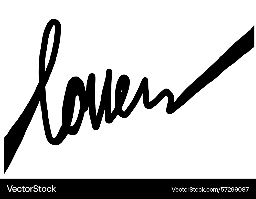 Liebe kontinuierliche Linie Skript Cursive Text Liebe kontinuierliche Linie Skript Cursive Text Vektorbild