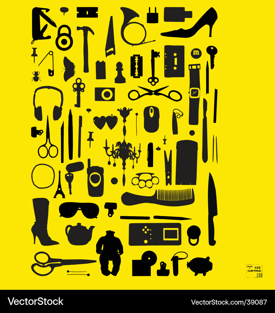 Various Objects Vector Image