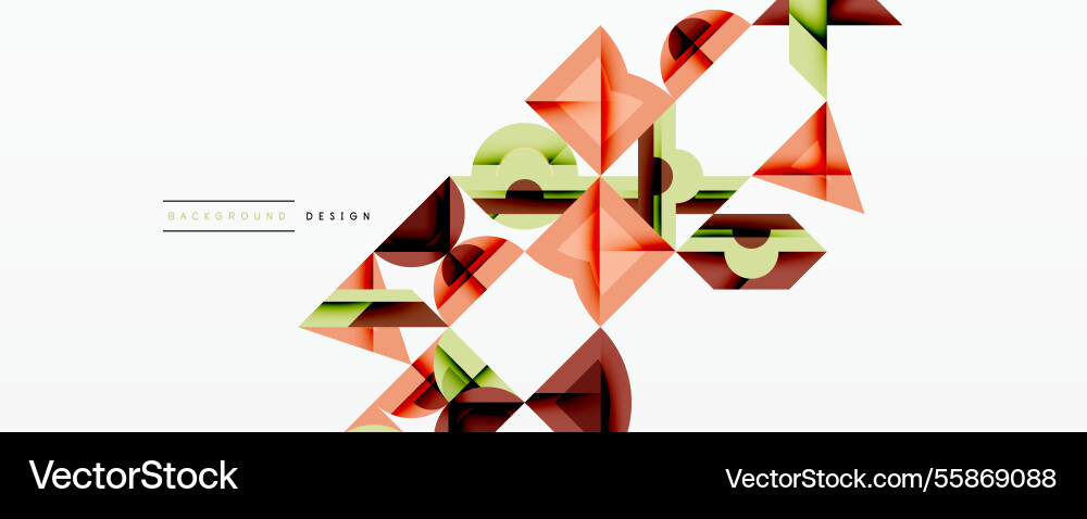 Circles squares lines abstract background Circles squares lines abstract background Vector Image