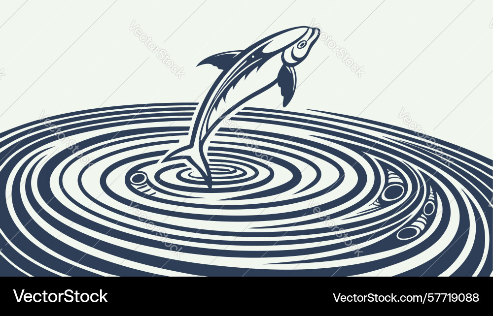 Dynamic water splash ripples abstract circular Vector Image