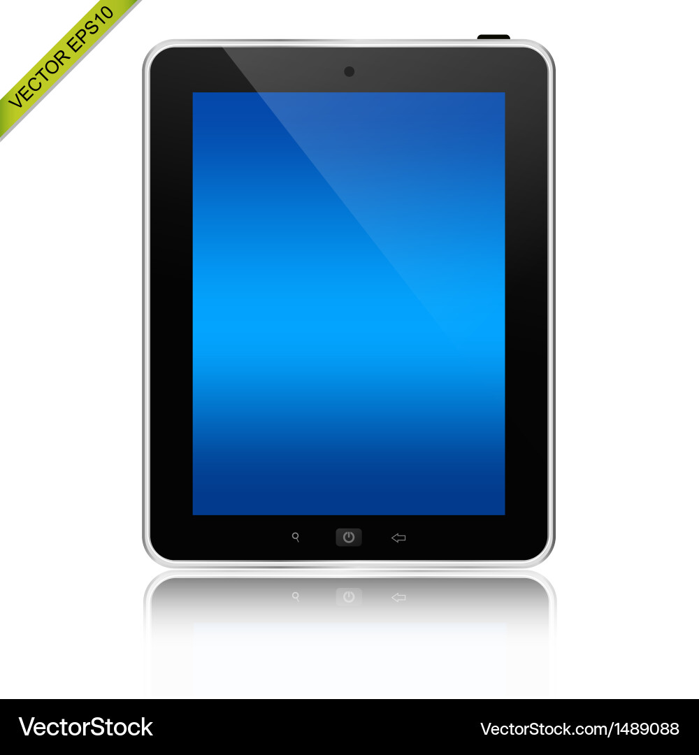 Modern Tablet Computer vector image