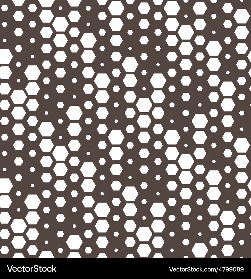 Abstract Falling Hexagon Tile Background Vector Image
