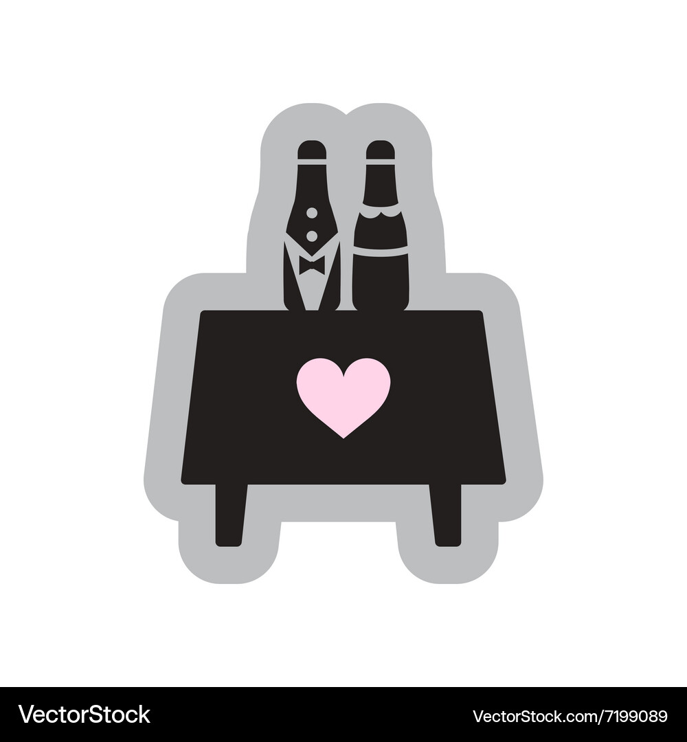 Flat web icon with on white background bottles Vector Image