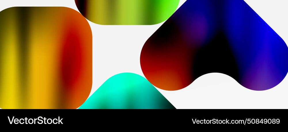 Metallic fluid color with geometric abstract Metallic fluid color with geometric abstract vector image