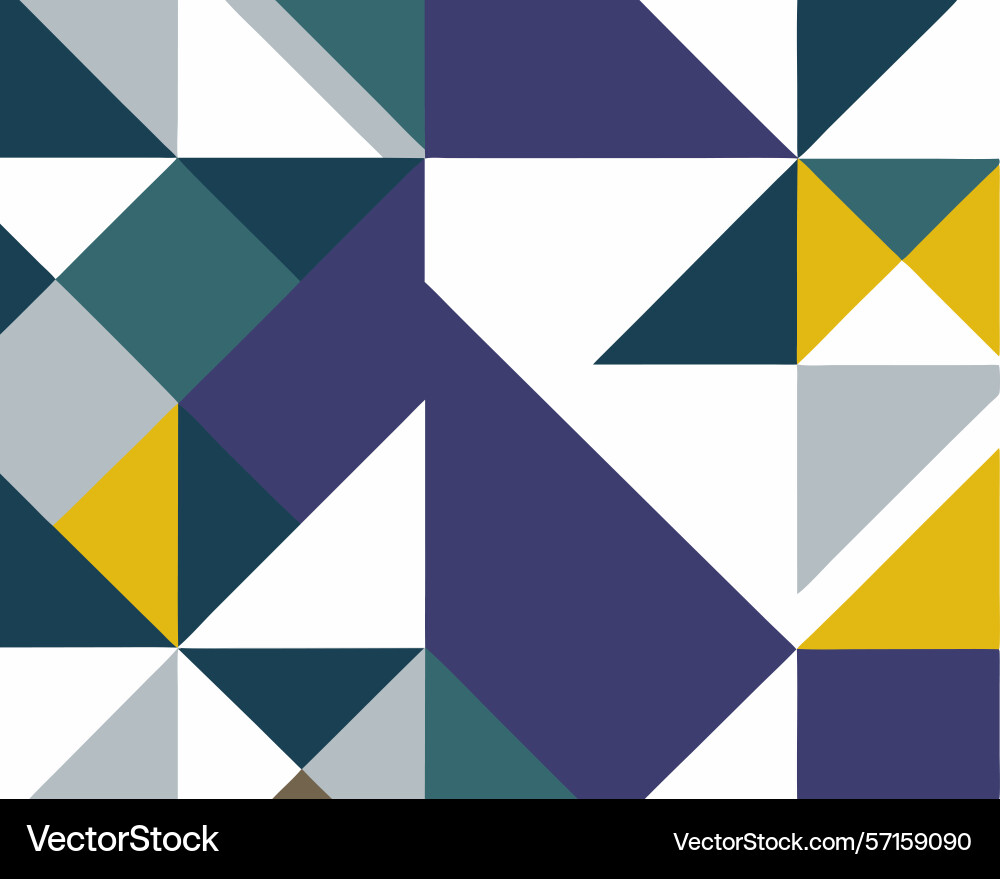 Geometric pattern with colorful triangles Geometric pattern with colorful triangles Vector Image