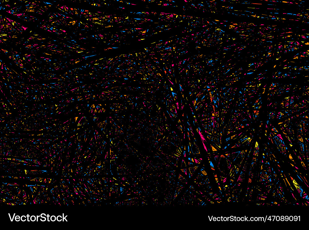 Abstract explosion of confetti vector image