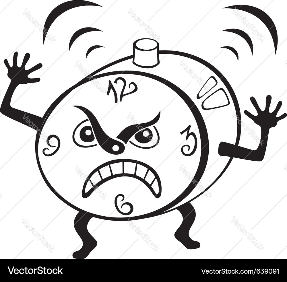 Alarm clock Vector Image