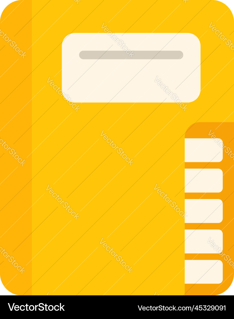 Web folder icon flat computer interface Vector Image