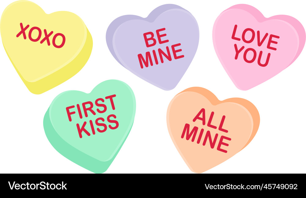 Candy heart sayings sweethearts valentines day