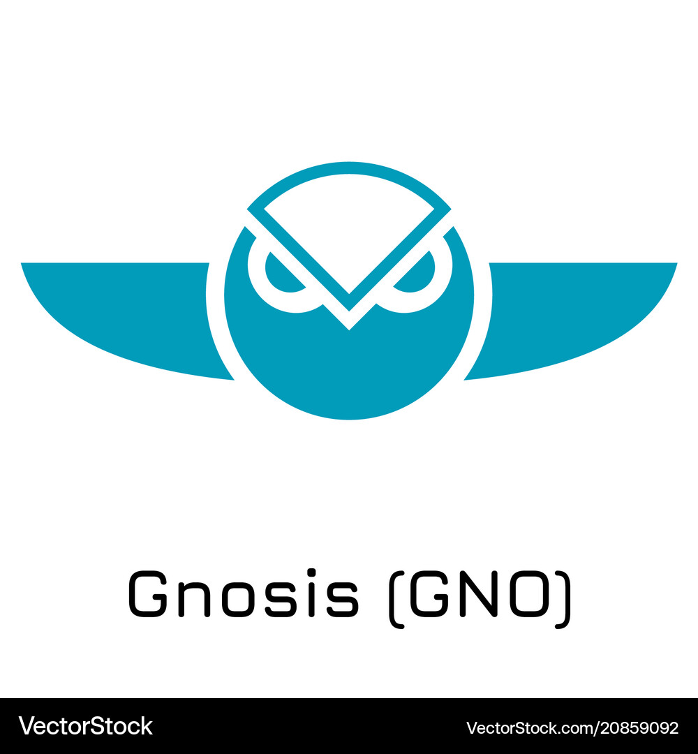 Gnosis gno crypto coin ico – Royalty-Free Vector | VectorStock