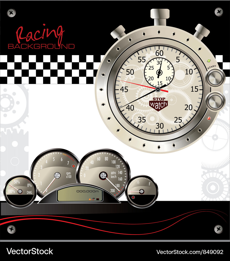 Racing Speed Background Vector Image