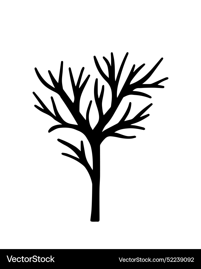 Tree sketch Vector Image
