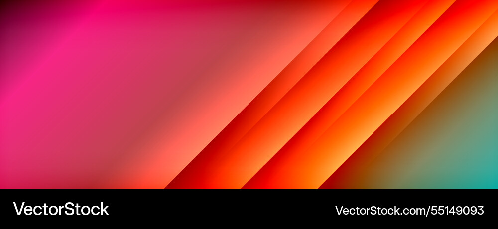 Dynamic shadow lines with gradient colors vector image